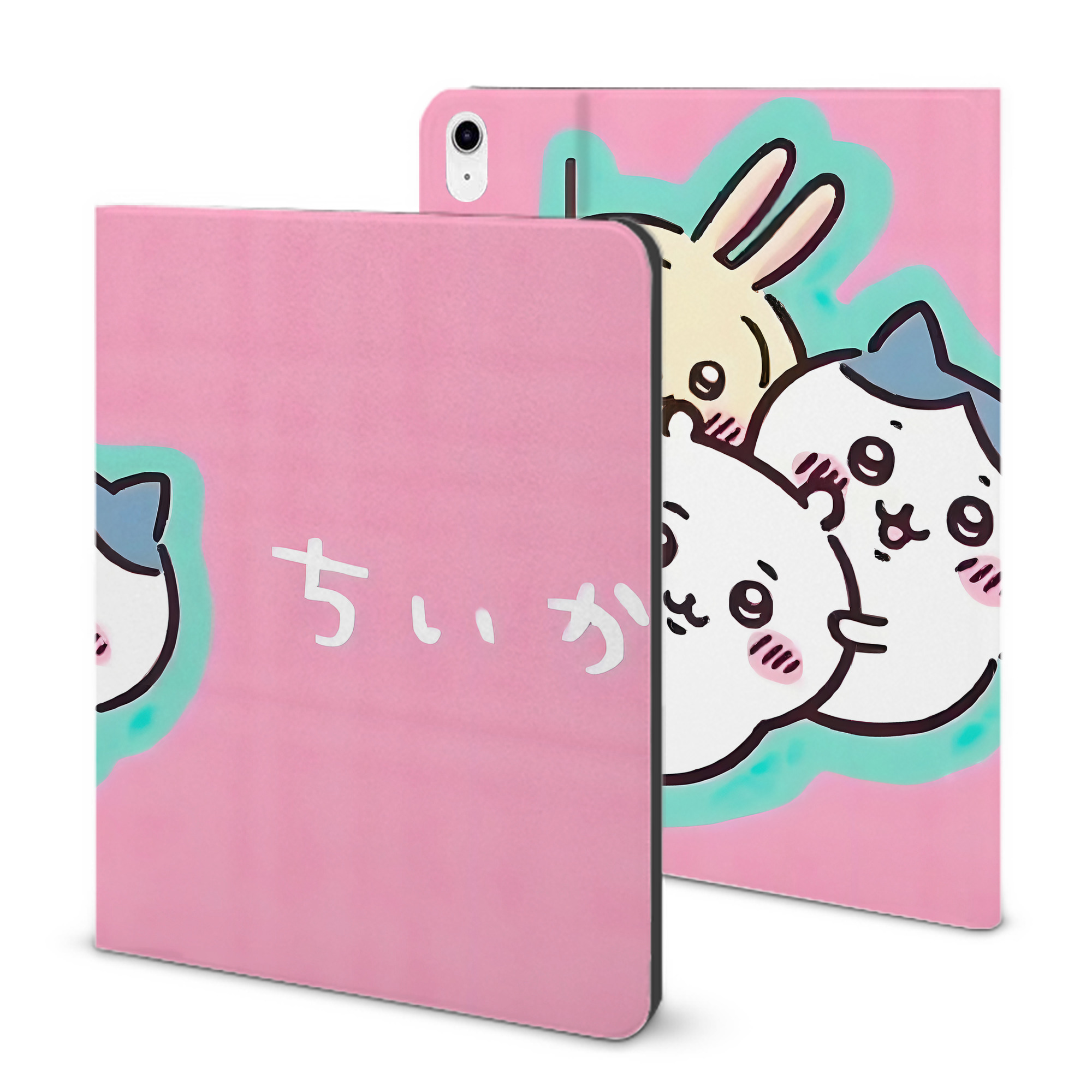 （画像用） ちいかわ Chii-kawa IPad ケース ブック型 PUレザー TPU 耐衝撃 軽量 薄型 ペン収納なし 全面保護 IPad 各モデル対応